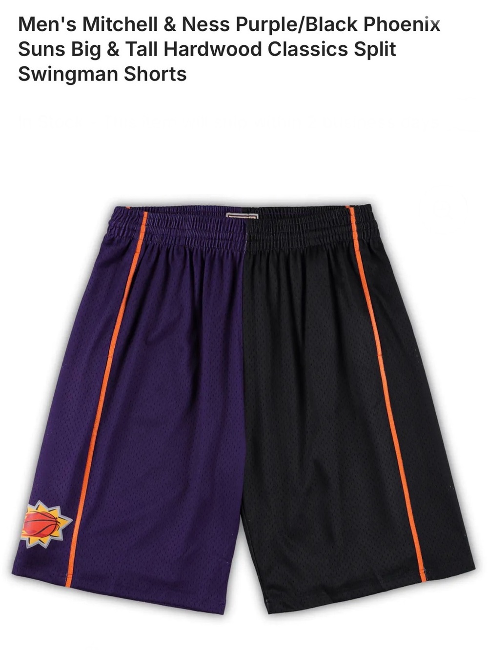 Phoenix Suns Swingman Shorts